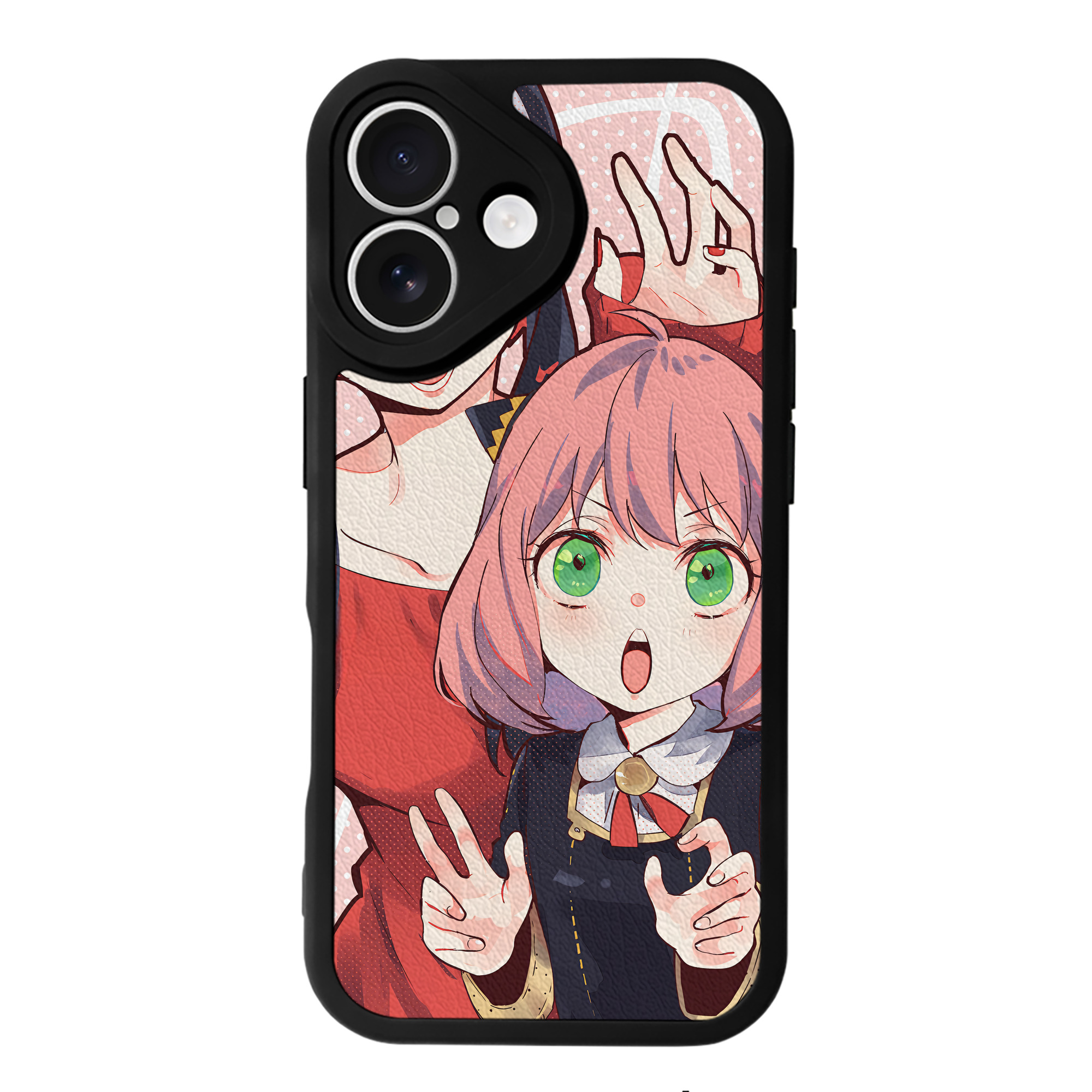 （画像用） SPY×FAMILY间谍家家酒 【iPhone 16シリーズ対応】シリコンスマホケース（レザー調） 材質：シリコン
